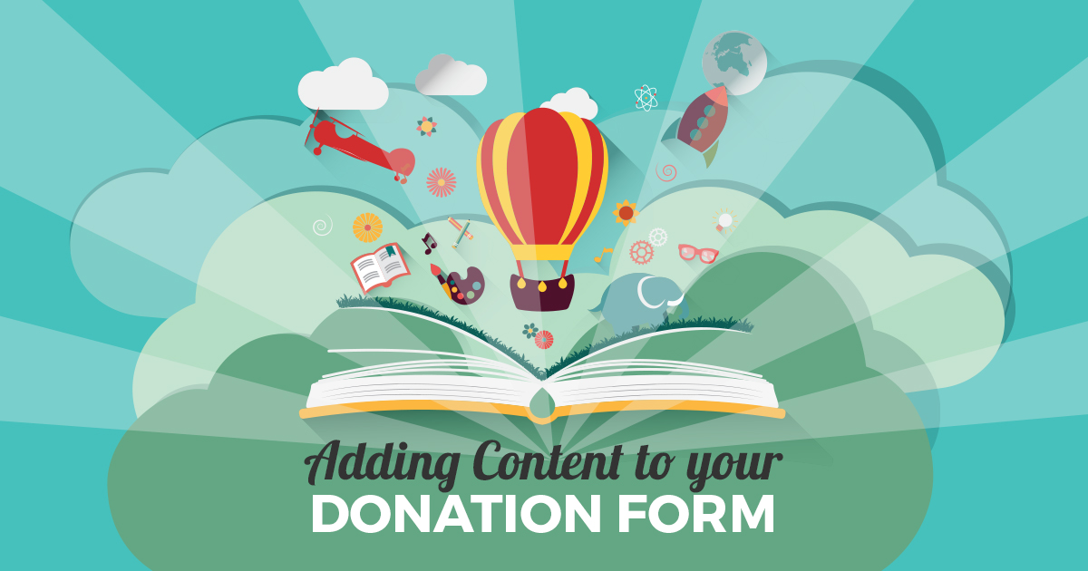 Properly done, adding persuasive content to individual Give forms can increase conversions and improve donor experience.