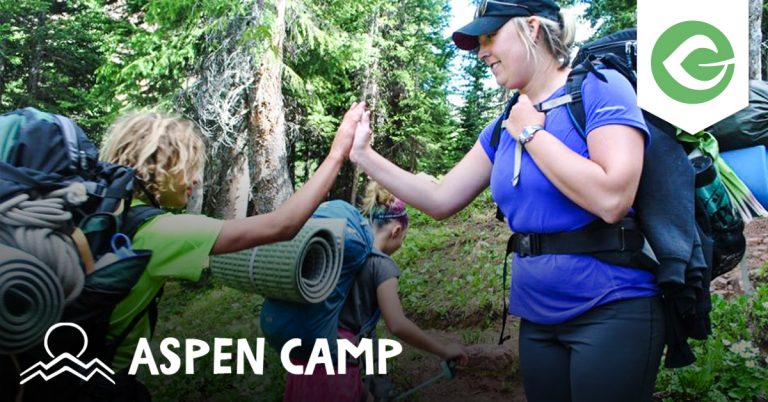 Give user, Aspen Camp gives deaf and hard of hearing children, youth, and adults the ability to break down communication barriers and build community.
