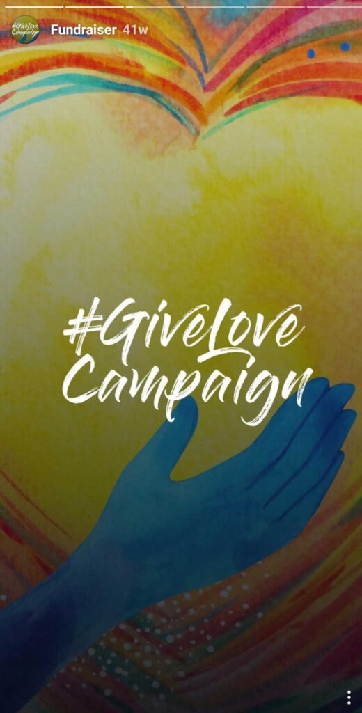 #GiveLoveCampaign