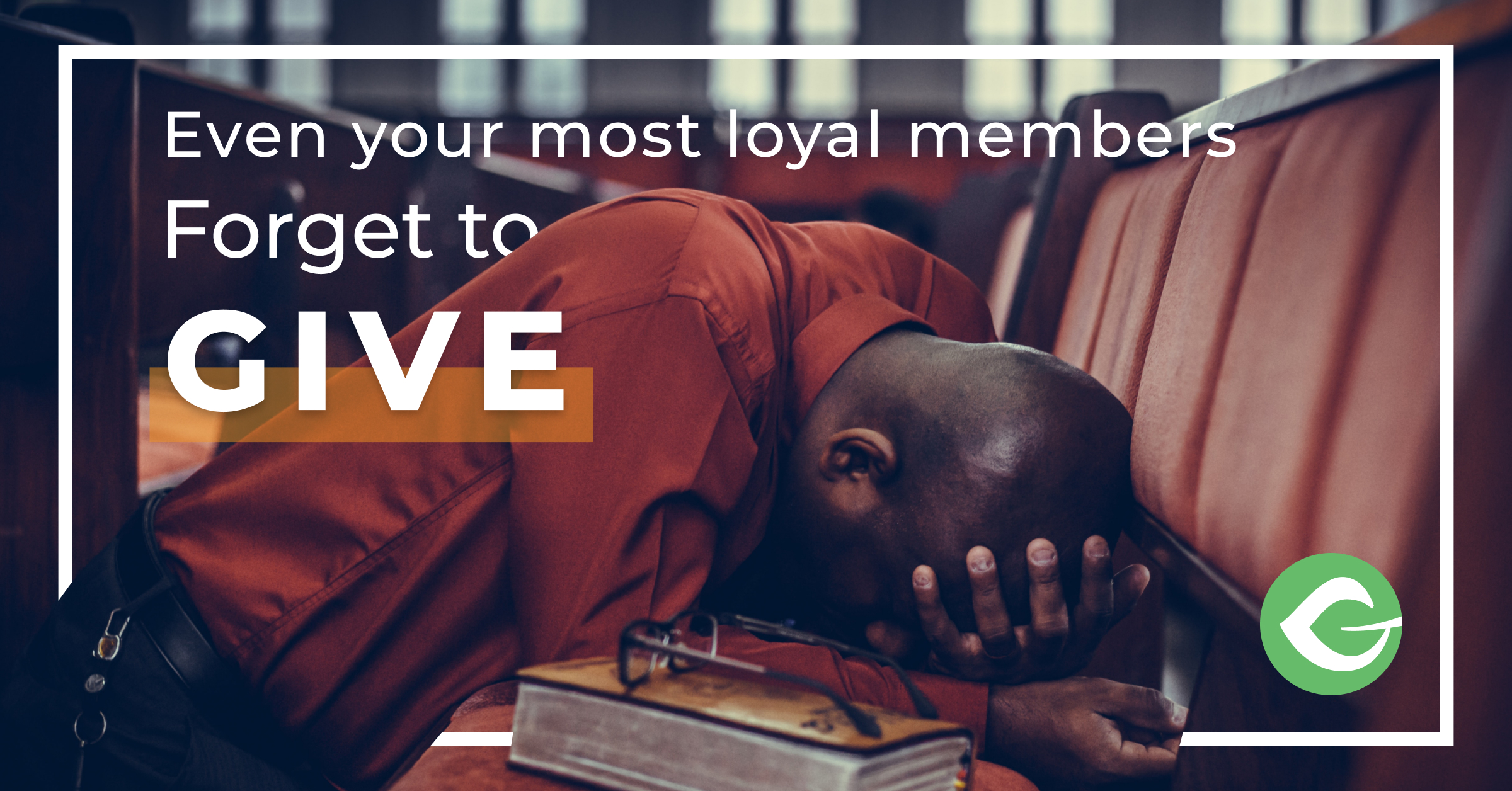 Even your most loyal members forget to give which can be stressful as depicted by a man with his head in his hands. Learn how to set up online giving for your church to help them automate the process.