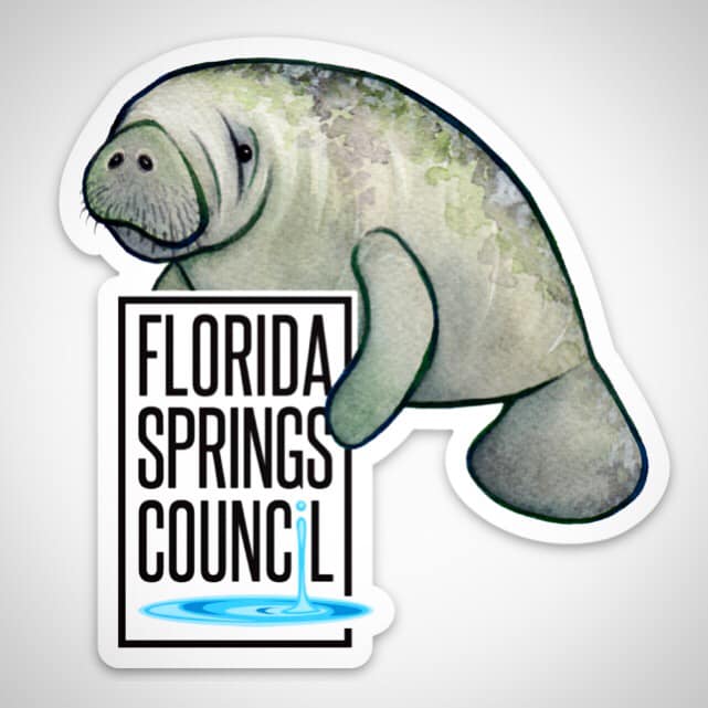 Florida Springs Council Walrus Sticker