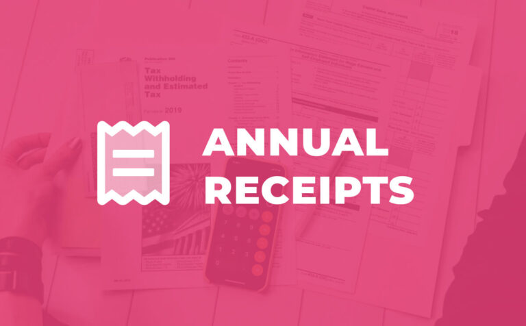 GiveWP Annual Receipts