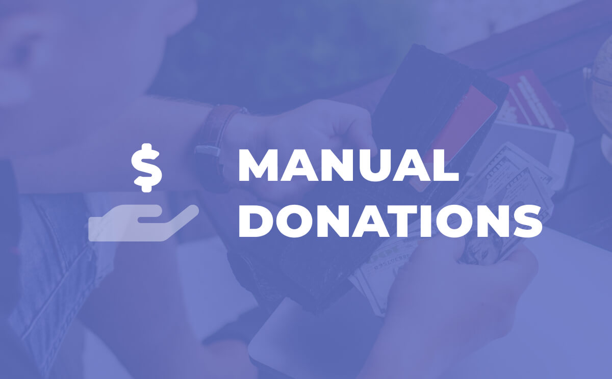 Manual Donations