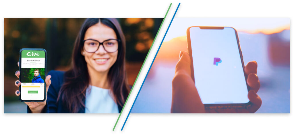 GiveWP makes it easy to donate with PayPal on mobile devices.