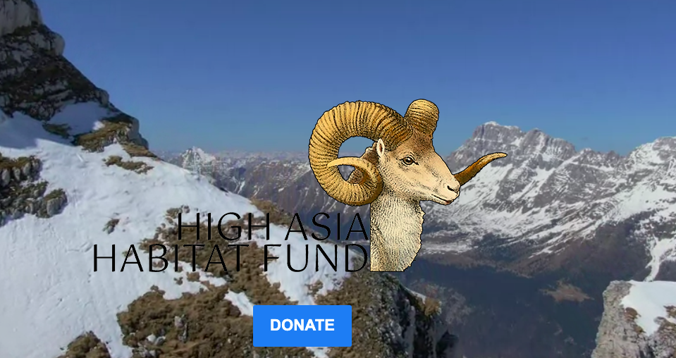 The asia high fund home page asks you to donate.
