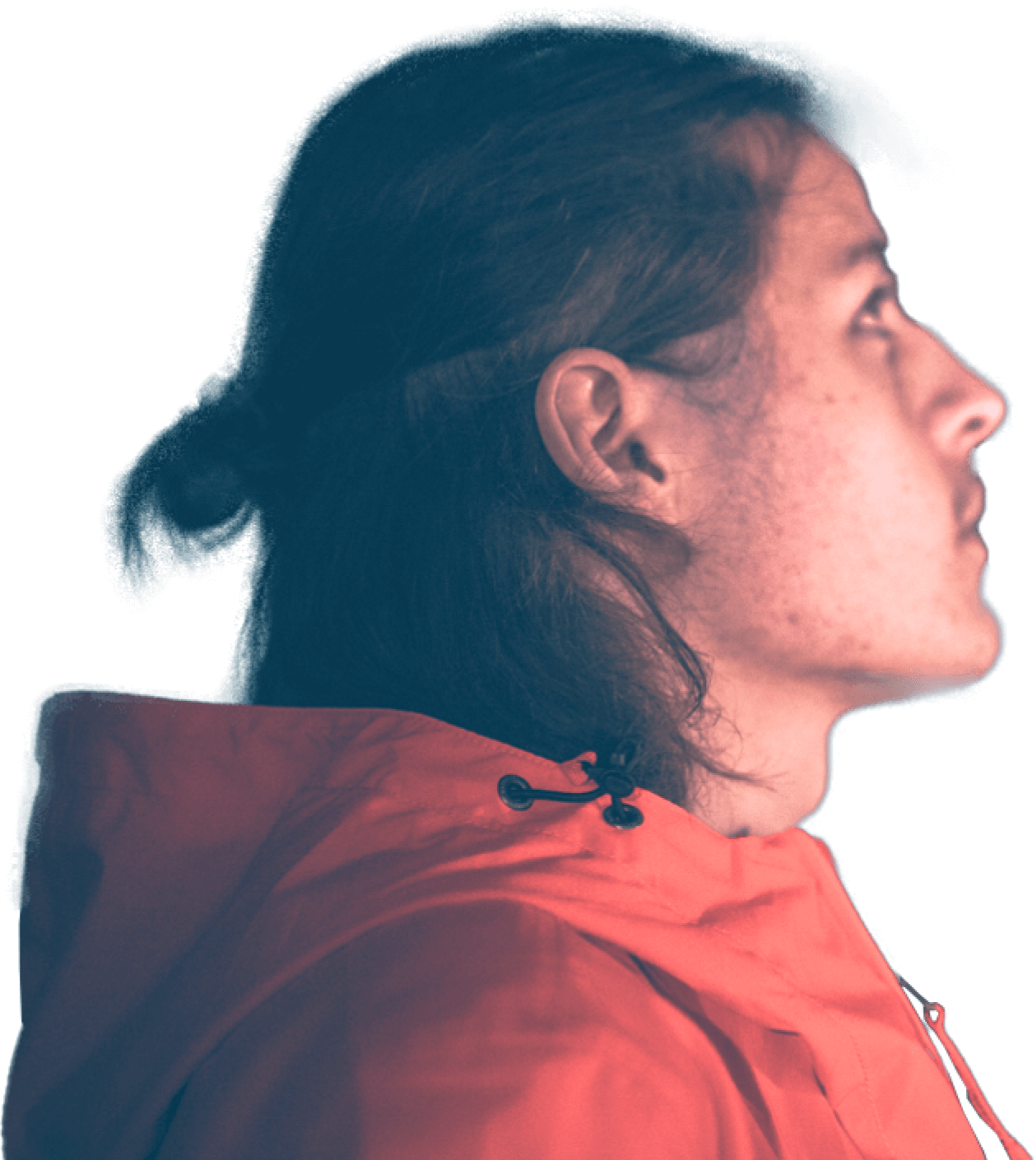 Person looking inspired