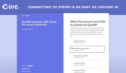 GiveWP Stripe Connection