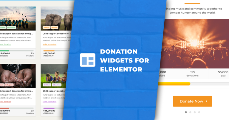 Donation Widget for Elementor