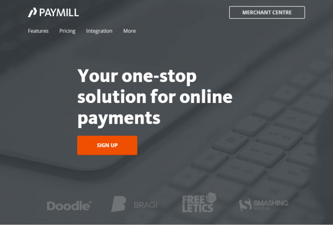 Paymill Hompage