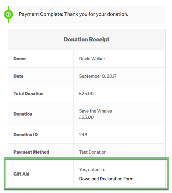Download the Gift Aid declaration form